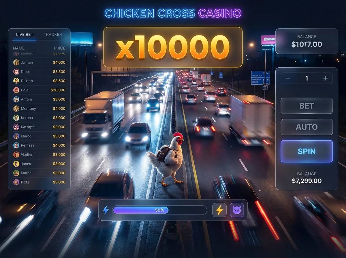 Juego Chicken Road - La gallina cruzando la carretera por dinero real